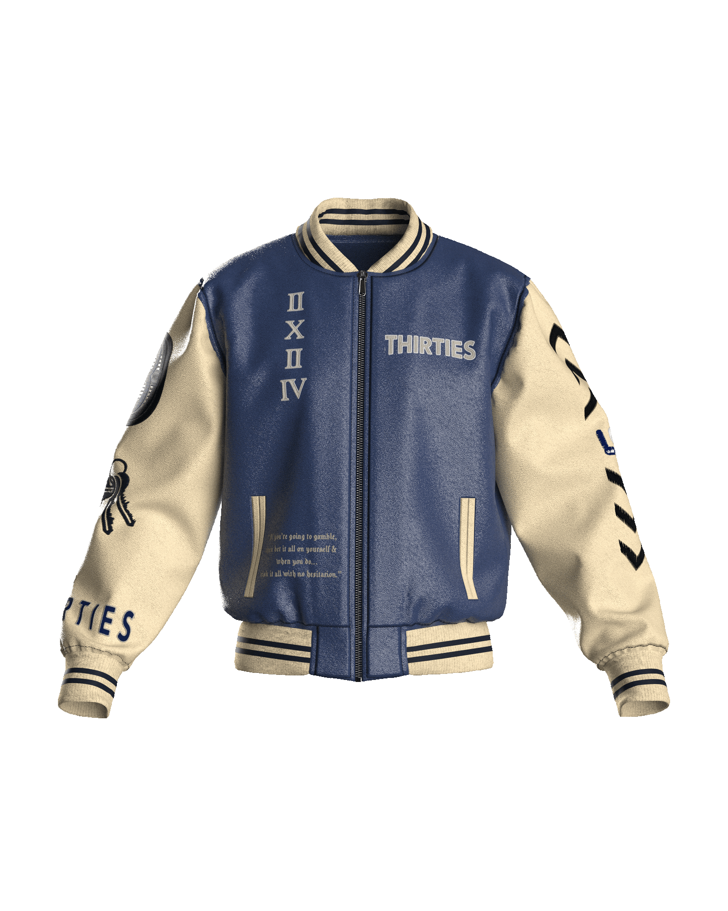 NAVY BONE JACKET