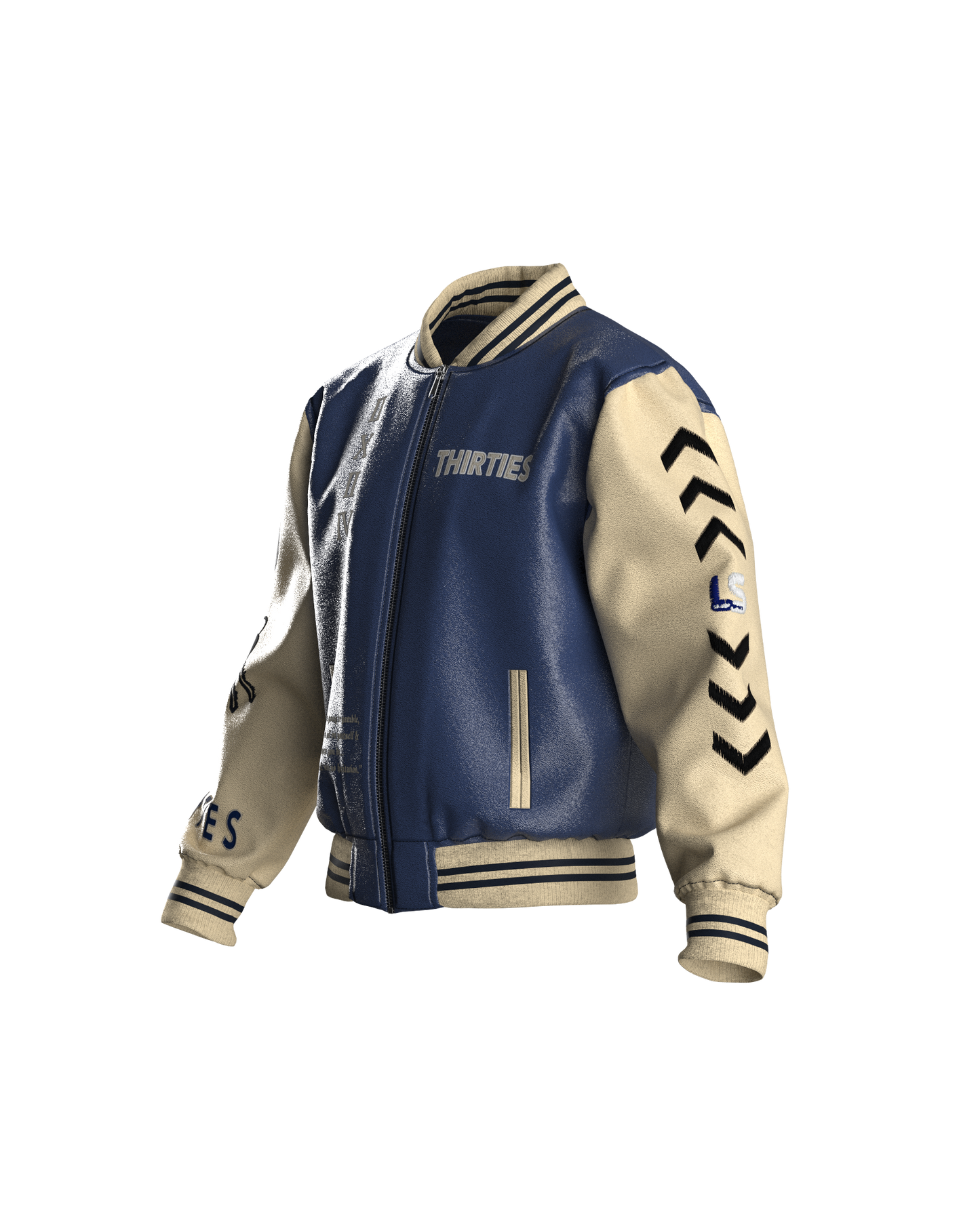 NAVY BONE JACKET