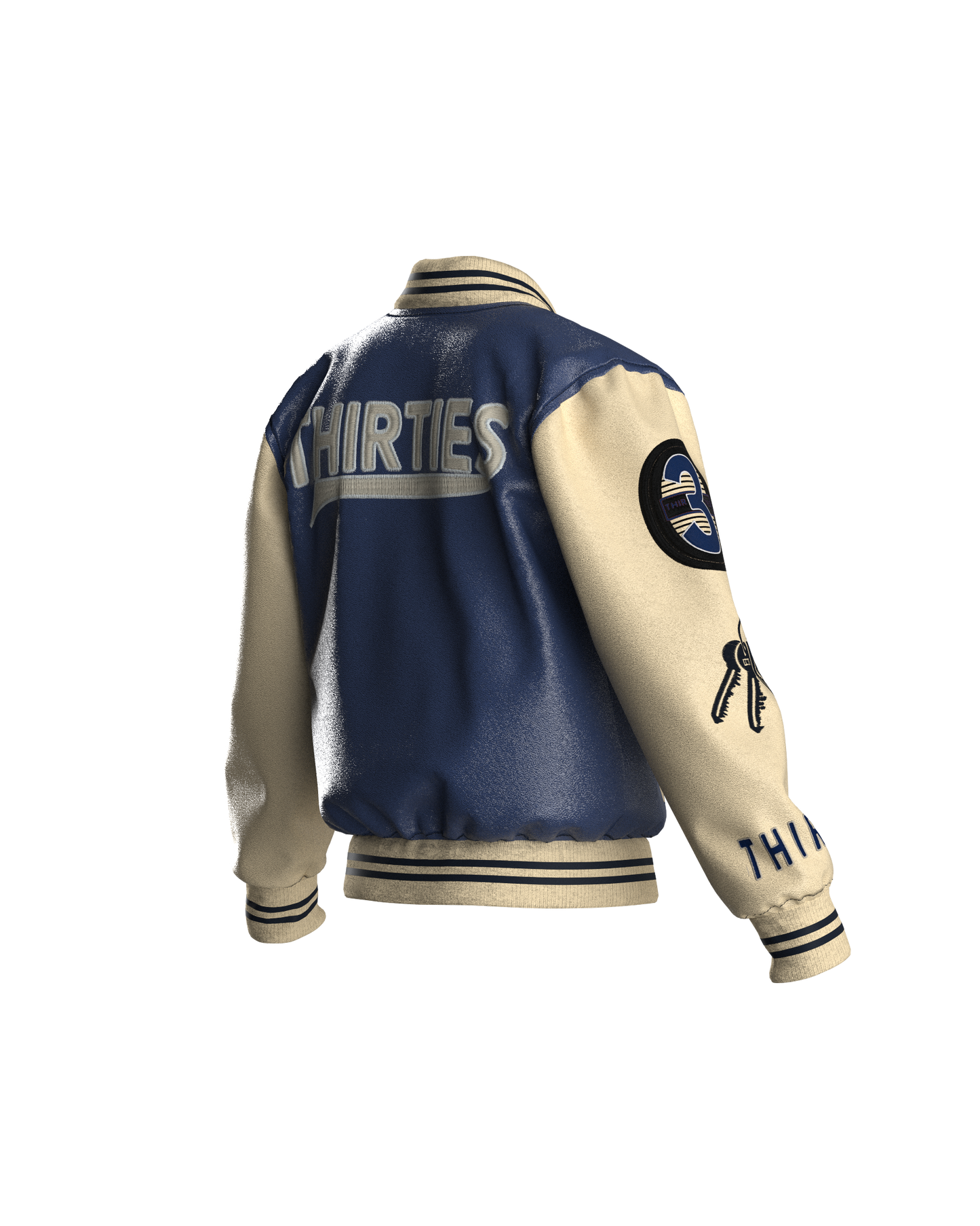 NAVY BONE JACKET