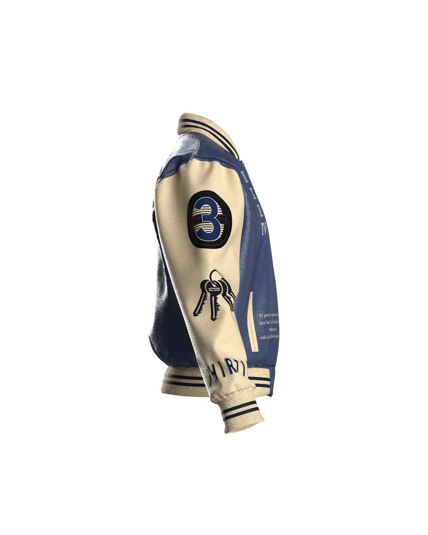 NAVY BONE JACKET