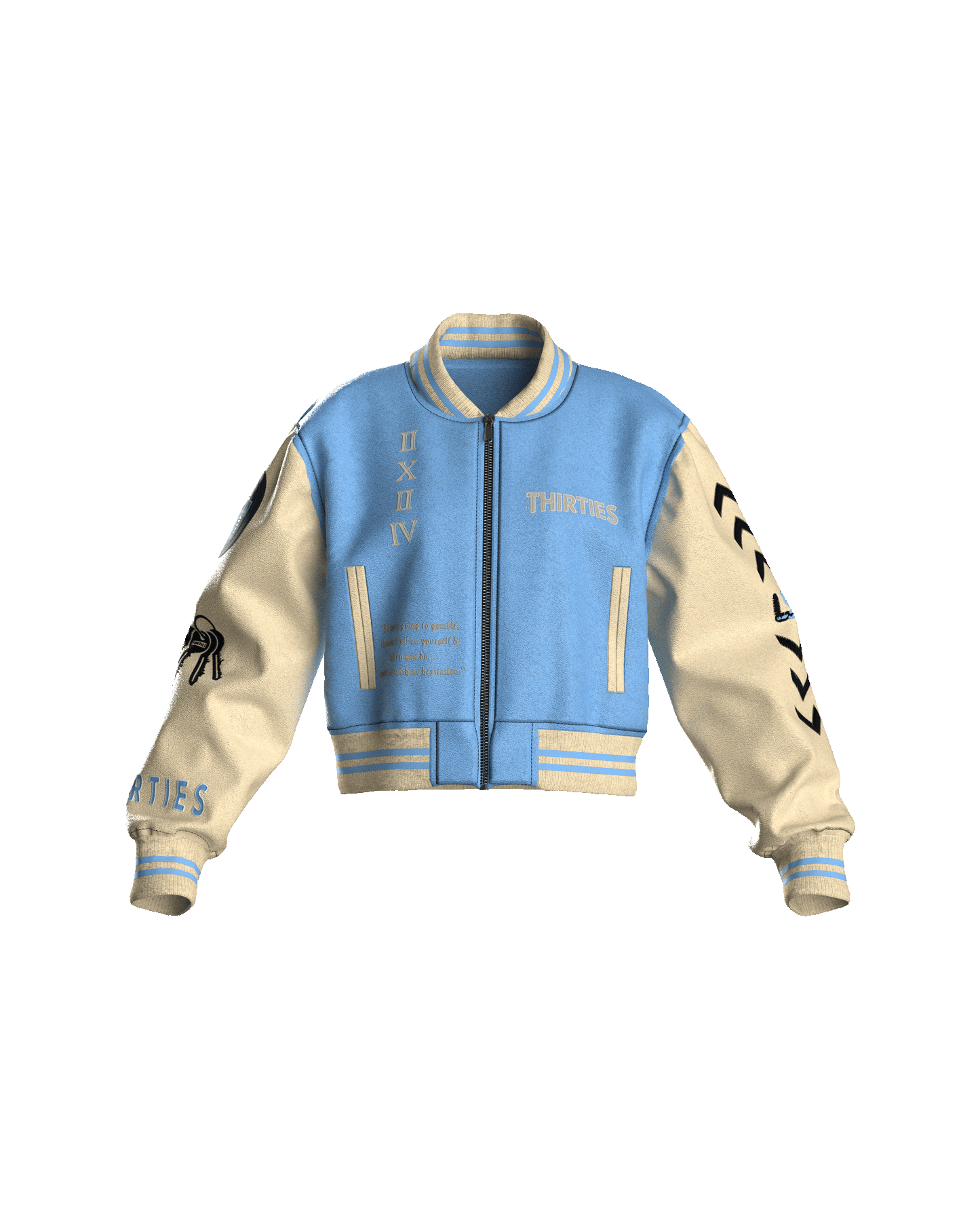 BABY BONE CROPPED JACKET