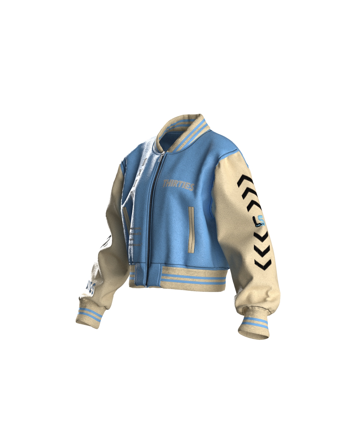 BABY BONE CROPPED JACKET