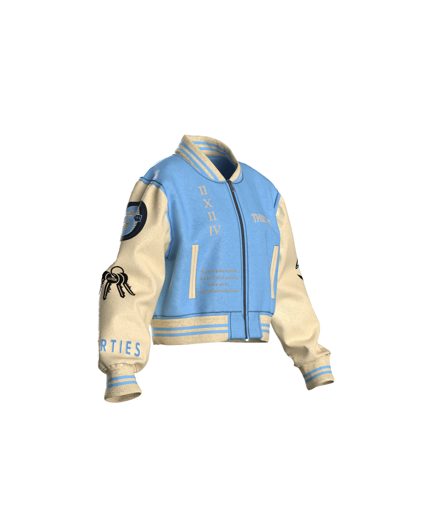 BABY BONE CROPPED JACKET